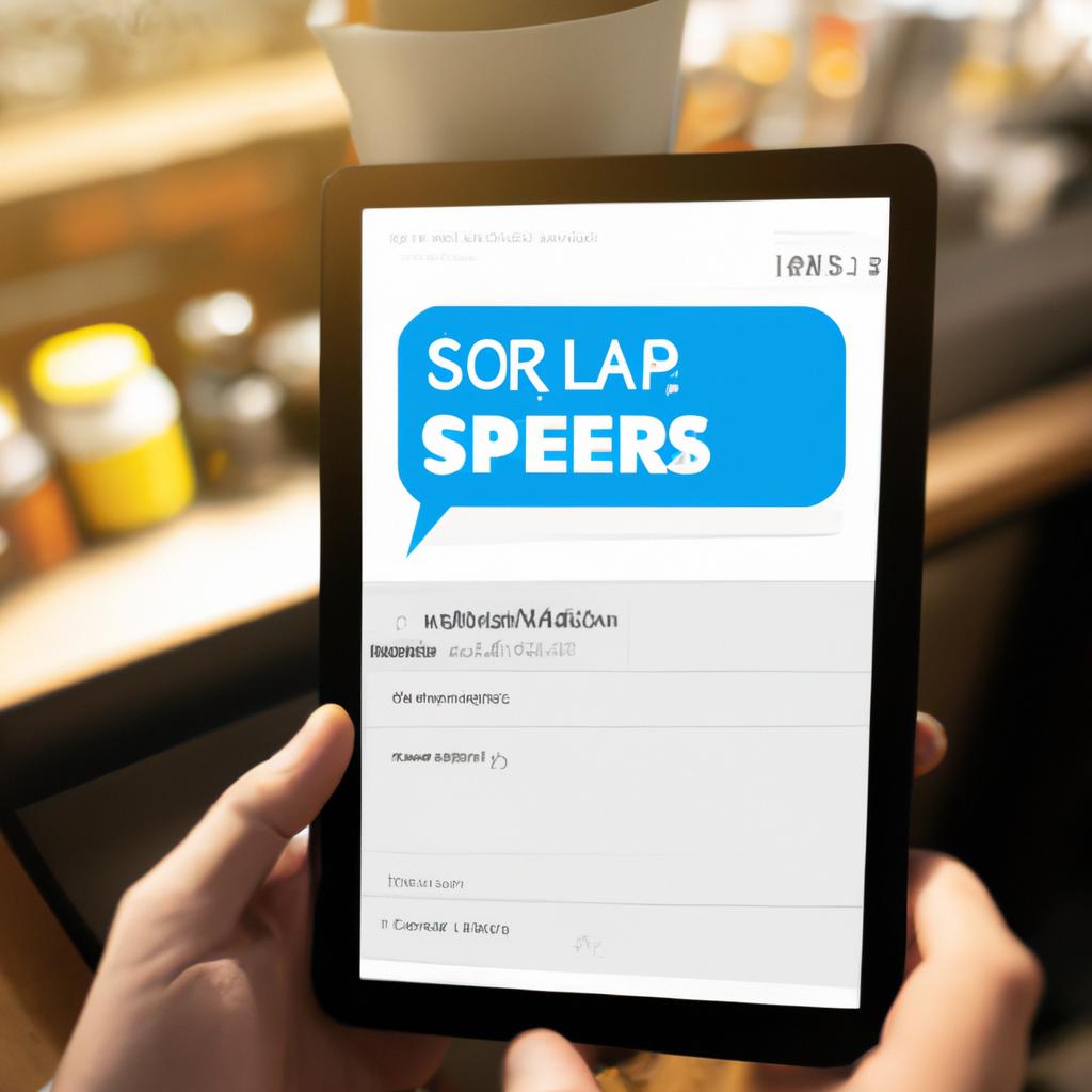 A business owner engaging in live chat support with Square POS for quick problem resolution