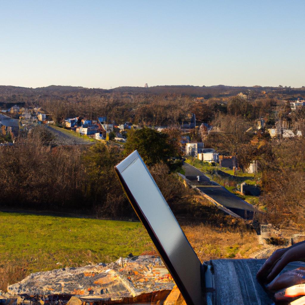 Enjoying reliable internet connectivity while surrounded by the scenic beauty of Hagerstown, MD.