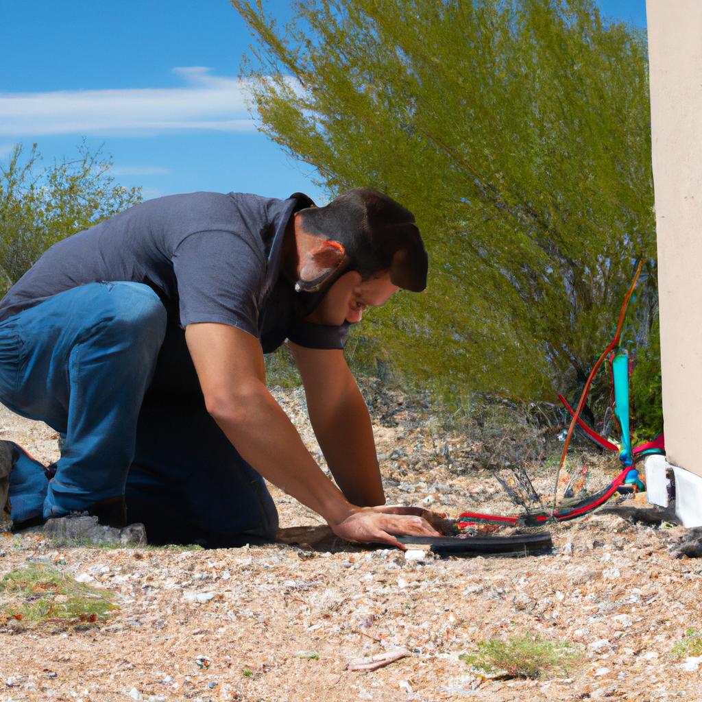Dedicated technician providing top-notch internet installation services in Las Cruces.