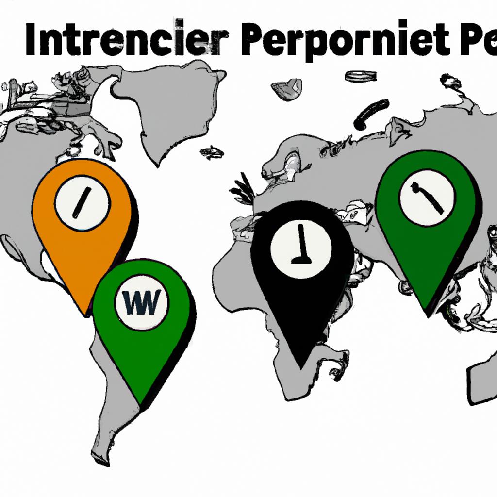 A map displaying various internet provider logos, indicating the available options at a specific address.