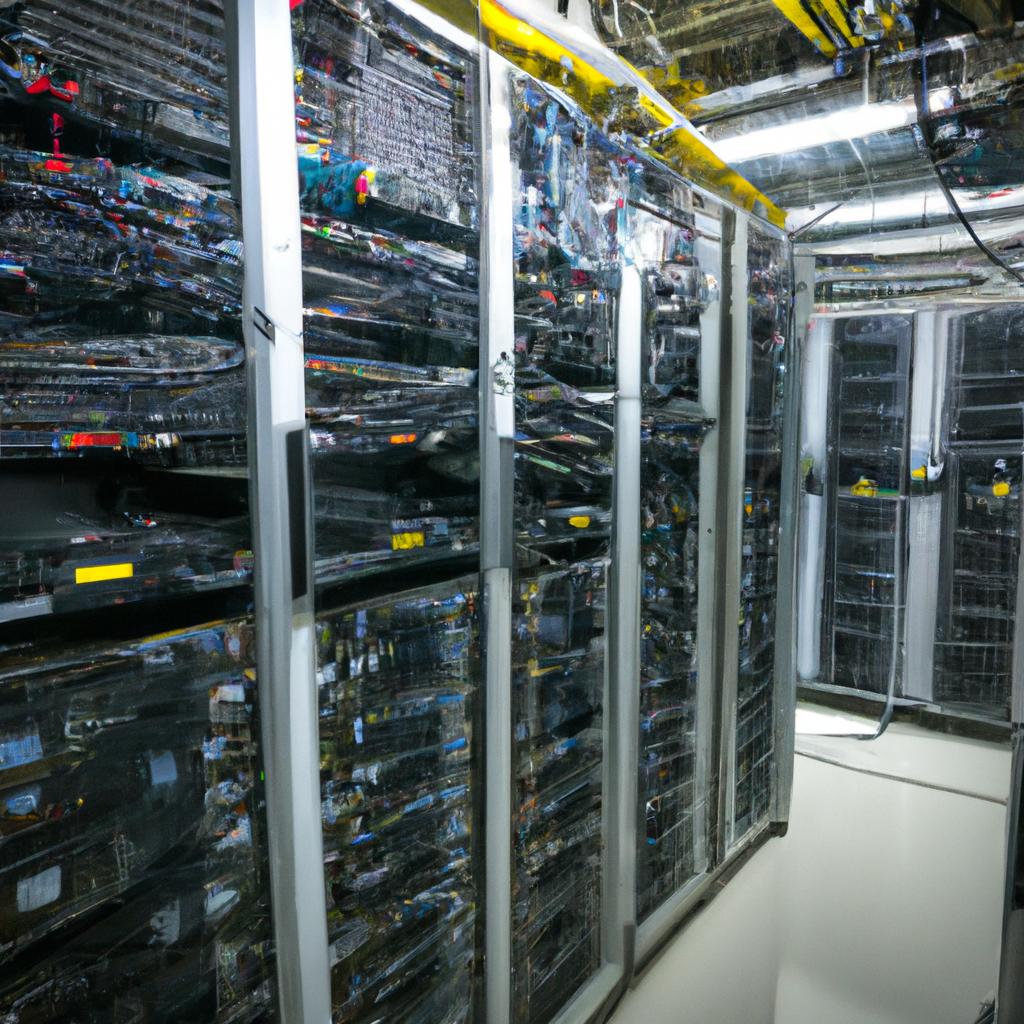 Managed service providers in NYC offer robust network security solutions to protect sensitive data in server rooms like this one.