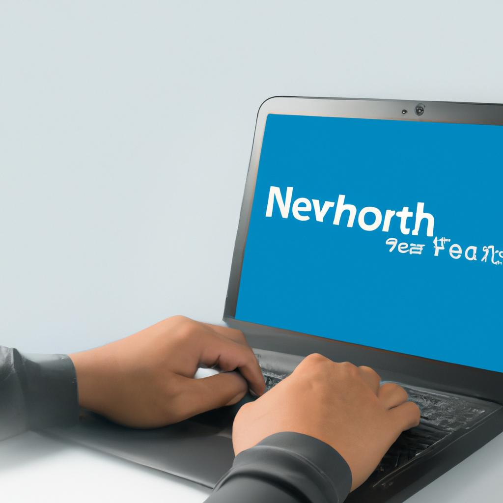 A person searching for the official Evernorth provider contact details on their laptop.